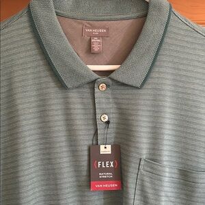 Van Heusen Men's Green Polo Shirt